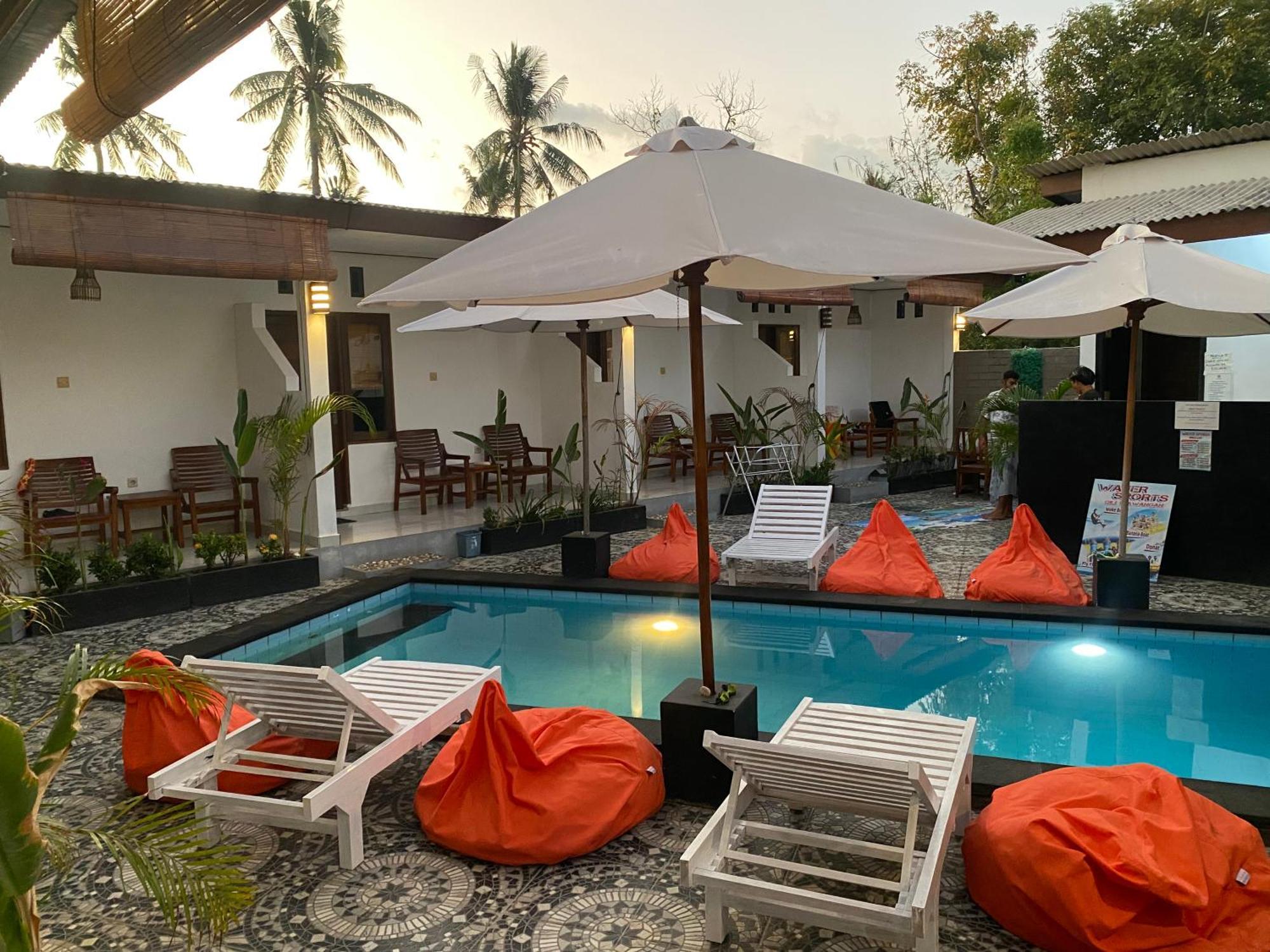 Cape Rose2 Hotel Gili Trawangan Eksteriør billede